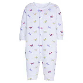 Printed Romper - Airplanes