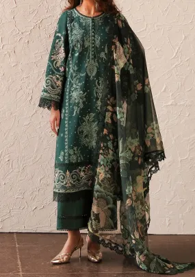 Afrozeh Viridian Pakistani Luxury Chikankari Lawn