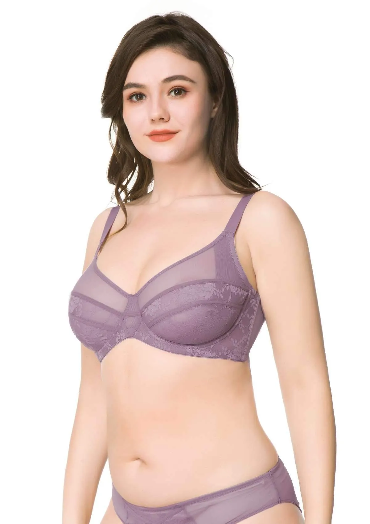 Amour Sheer Lace Unlined Bra Bundle