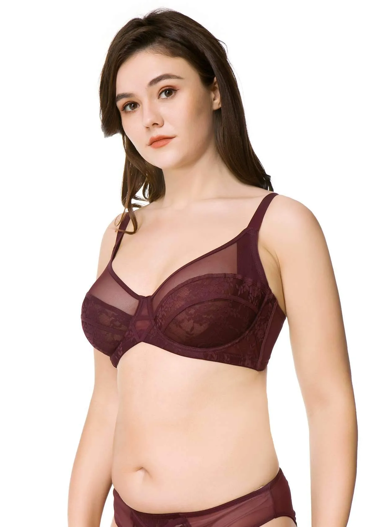 Amour Sheer Lace Unlined Bra Bundle