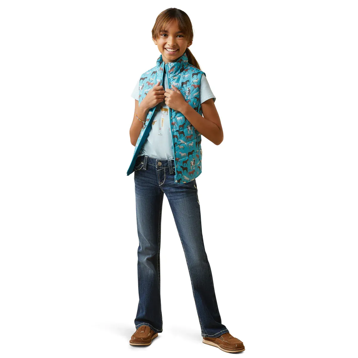 Ariat Girls Bella Insulated Reversible Vest