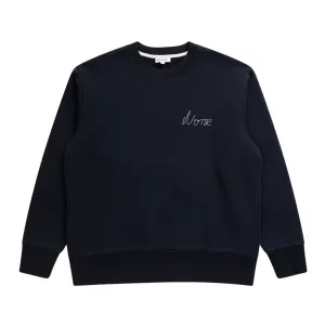 Arne Relaxed Organic Chain logo Dark Navy