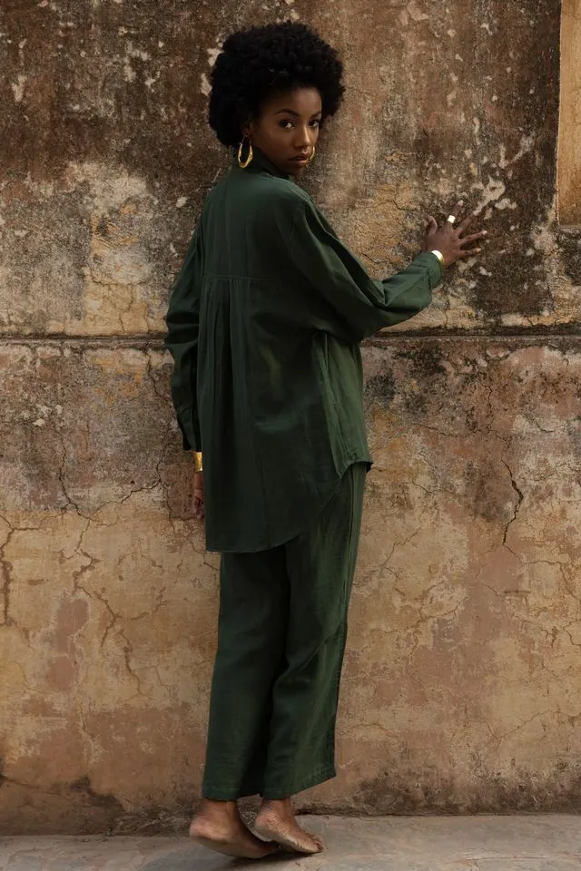 Aya Oversized Shirt  - Khaki