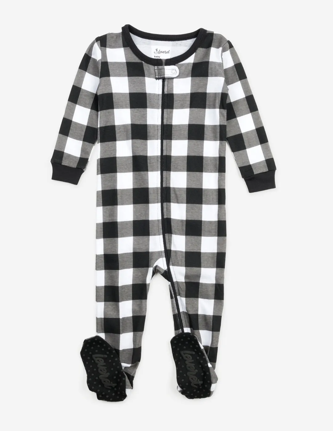 Baby Footed Plaid Pajamas