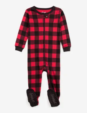 Baby Footed Plaid Pajamas