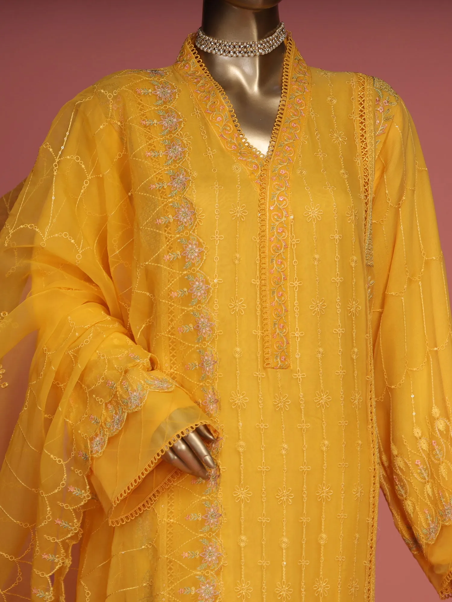 Bin Saeed "Shaifoon" Luxury Yellow Suit