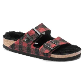 Birkenstock Arizona Plaid Shearling