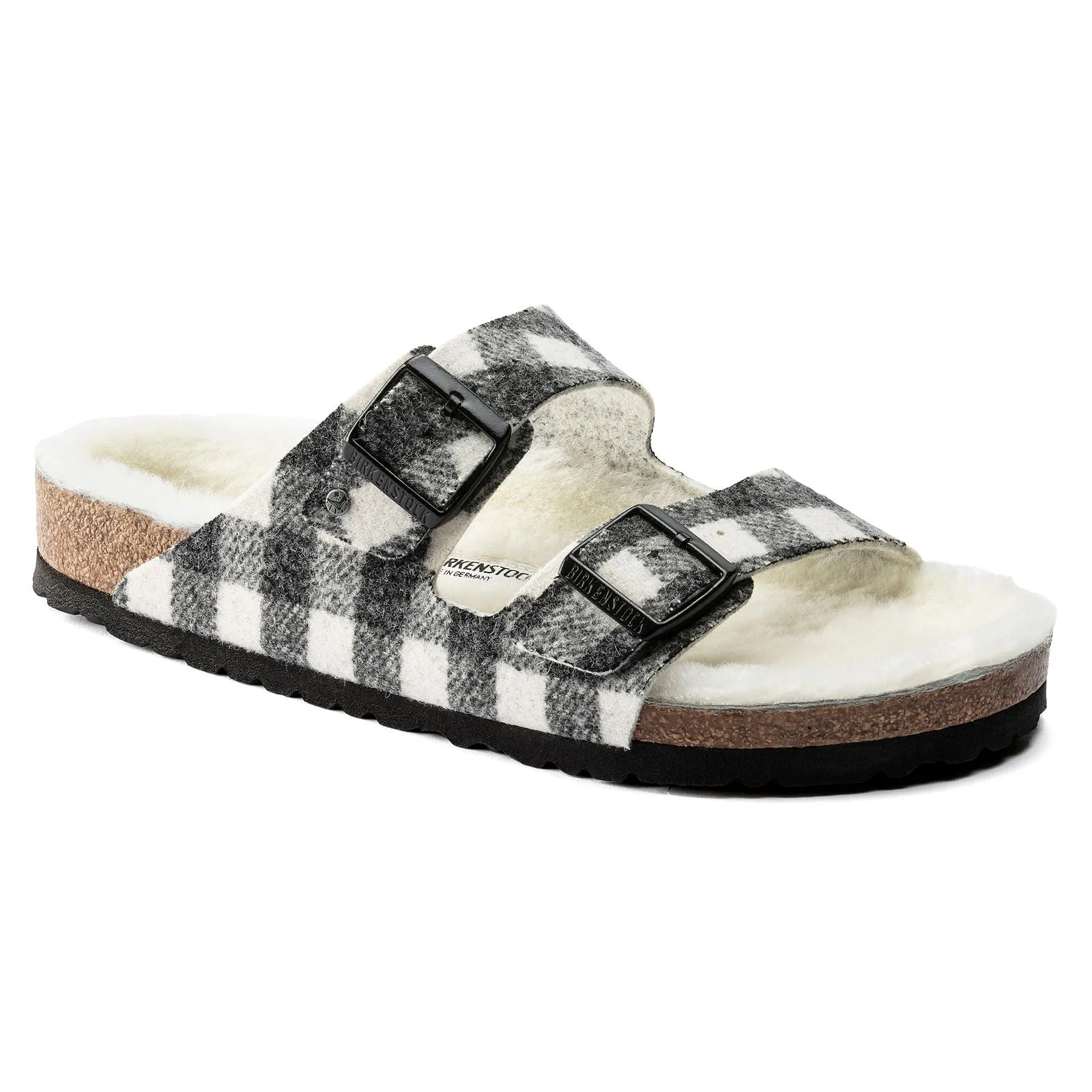 Birkenstock Arizona Plaid Shearling