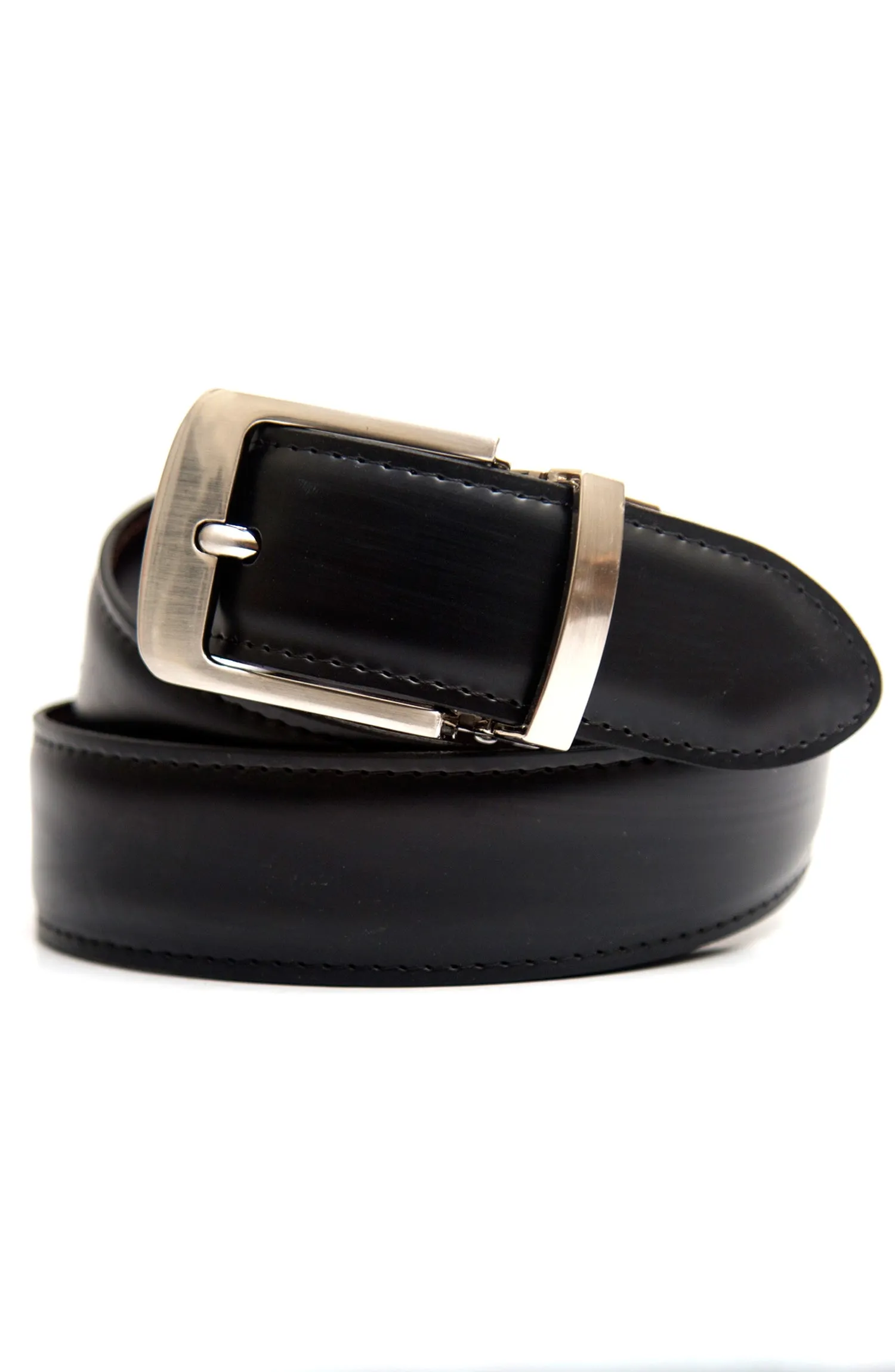 Black And Brown Reversible Leather Belt