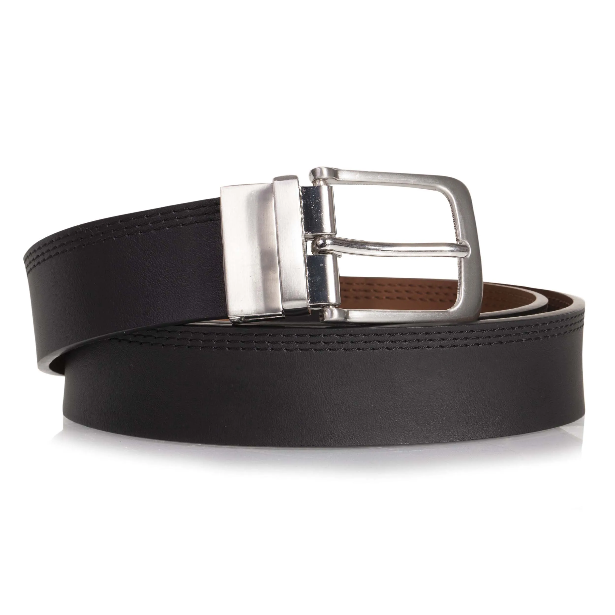 Ceinture Homme reversible Noir / Marron