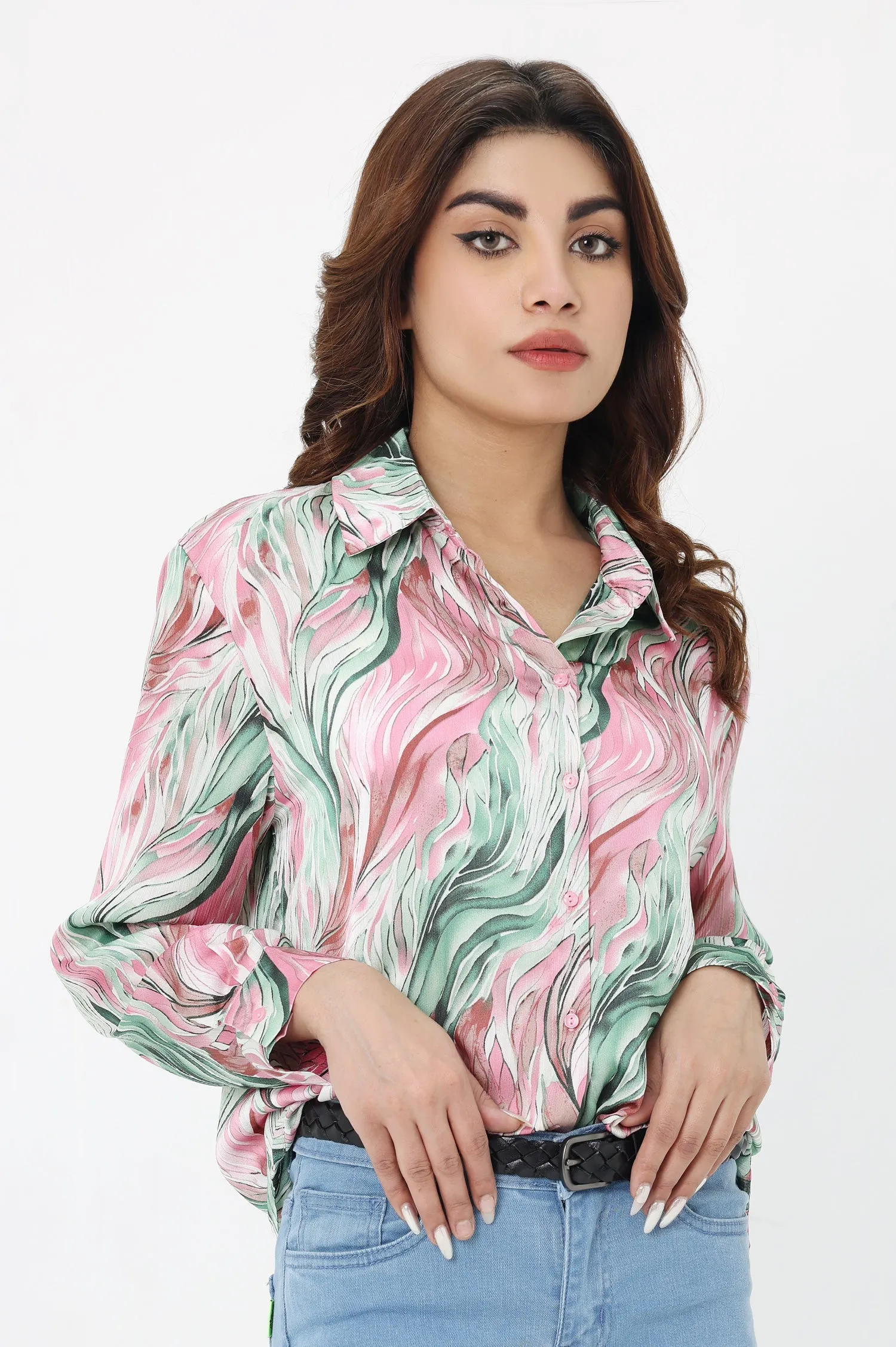 CHIC PRINTED SHIRT-MULTI