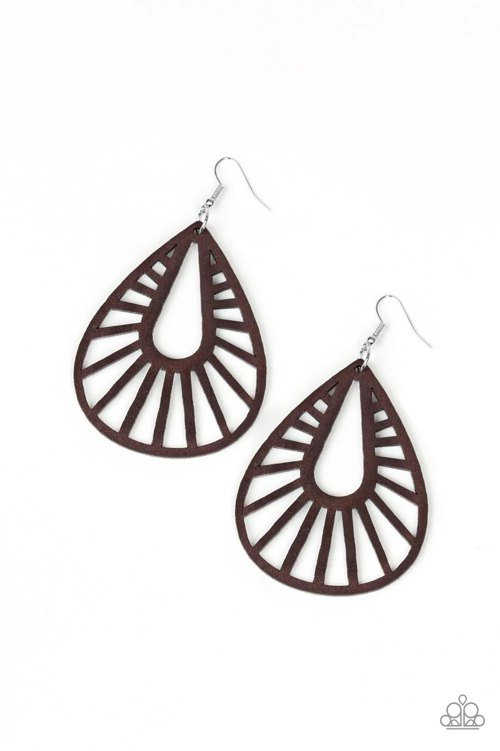 Coachella Chill Brown Earrings