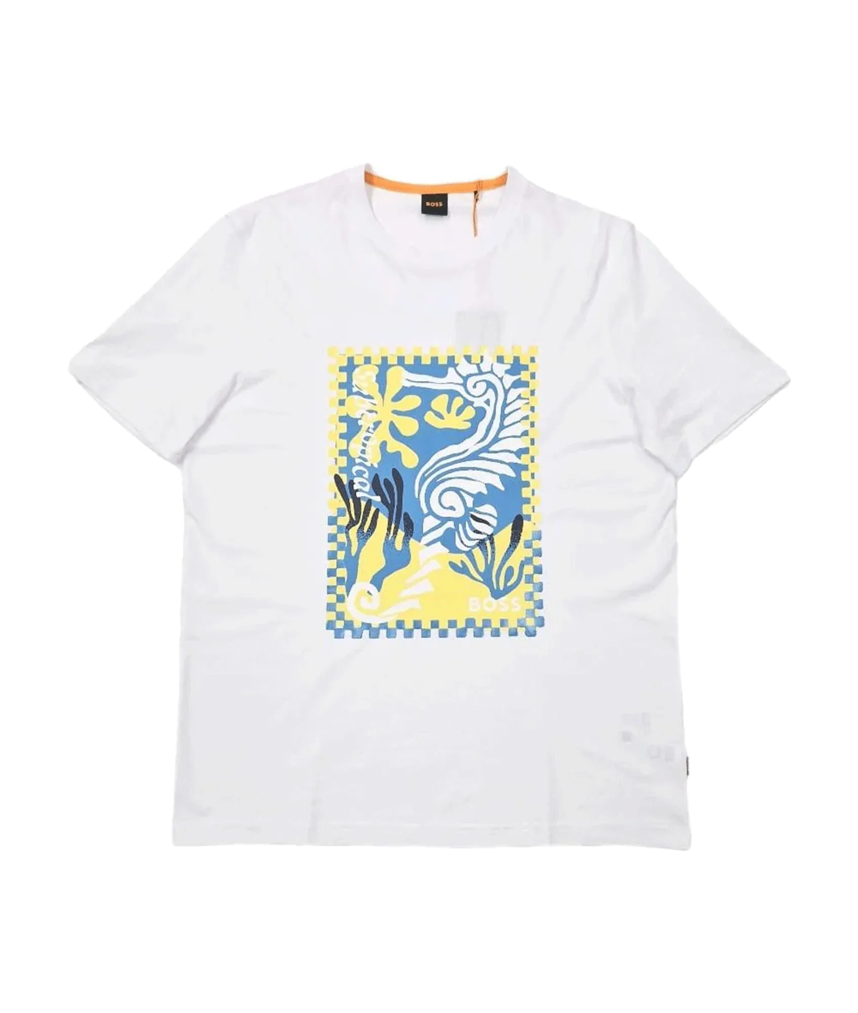 Cotton-jersey T-shirt With Seasonal Print - White