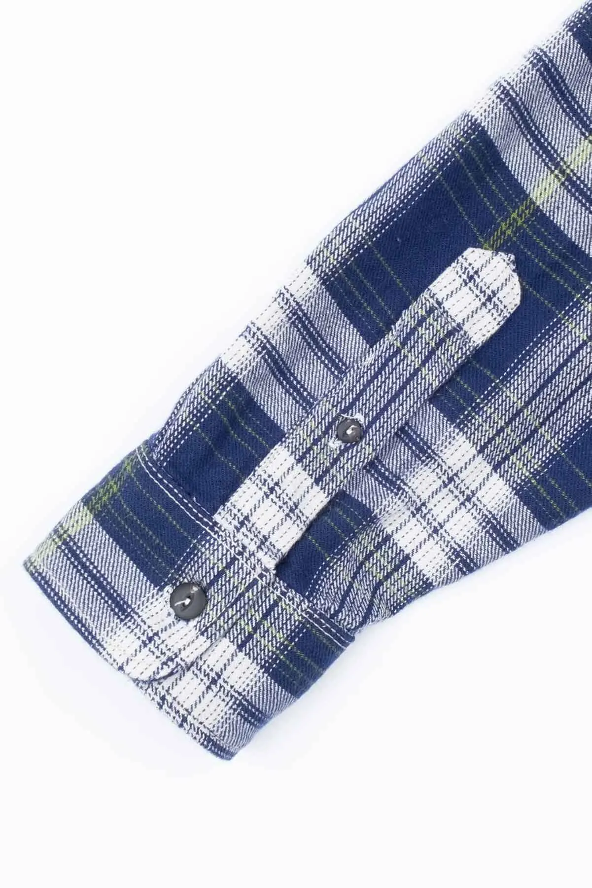 CURRANT LS Blue Wing Plaid