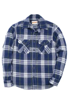 CURRANT LS Blue Wing Plaid