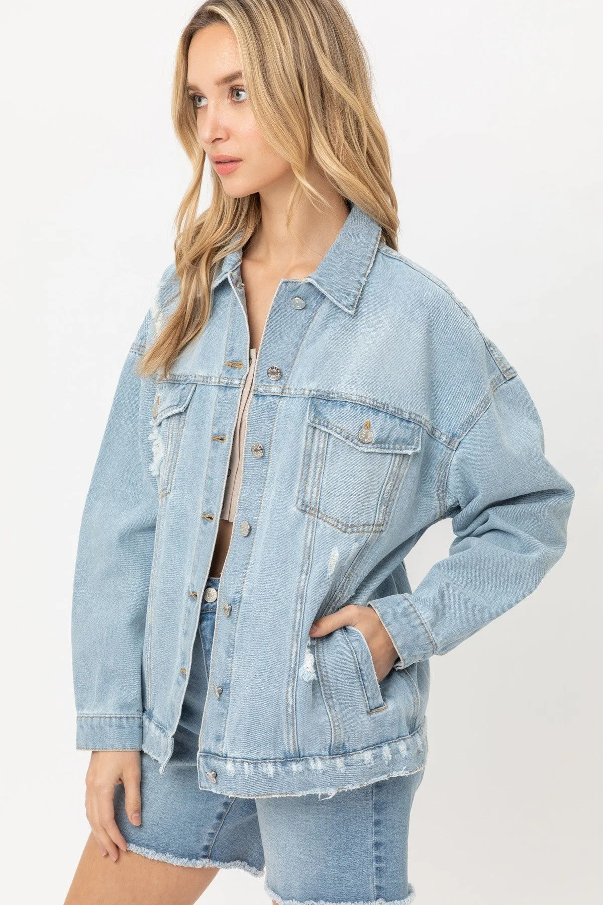 Denim Oversized Jacket