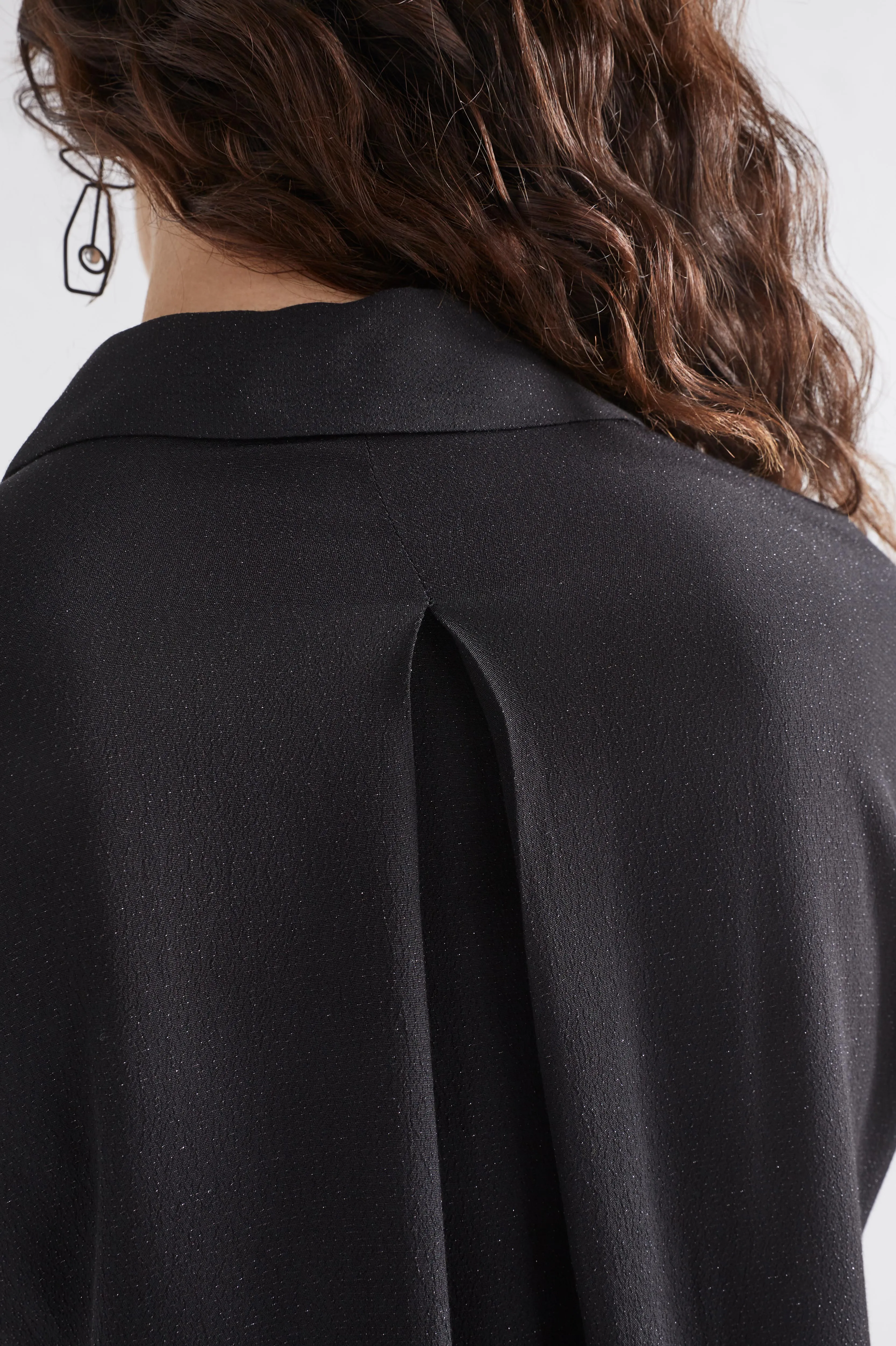 Elk The Label - Blic Sheer Shirt - Black Metallic