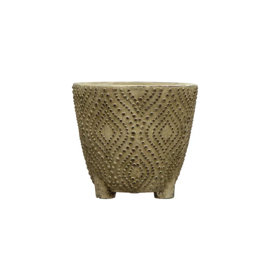 Embossed Sandstone Patterned Planter