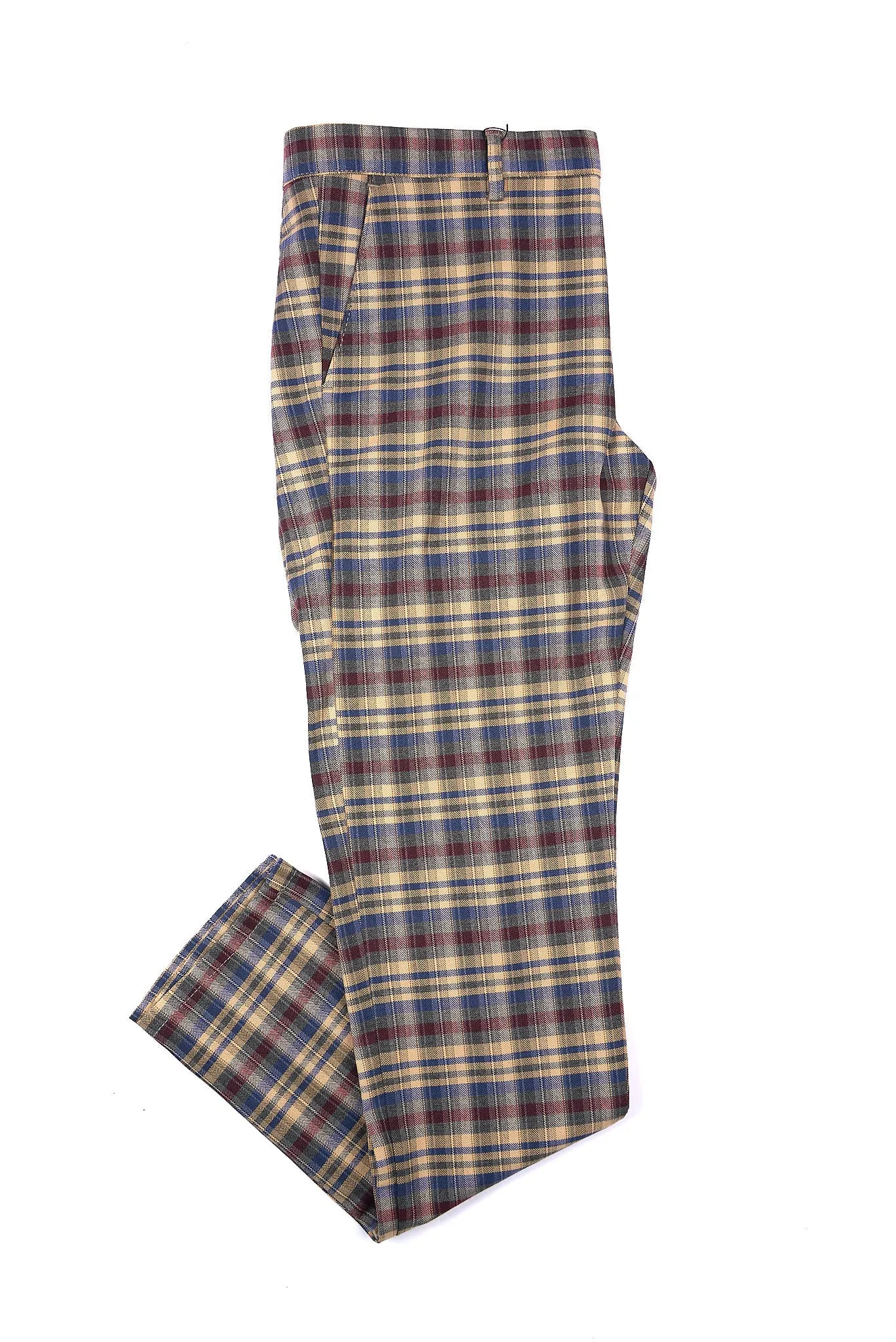 Euro All Season Plaid Trouser