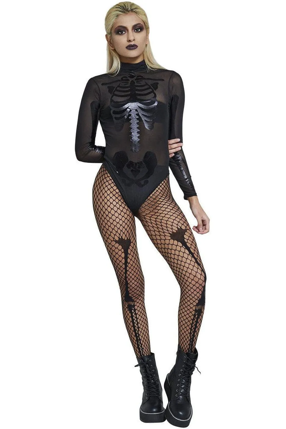 Fever Sheer Skeleton Bodysuit