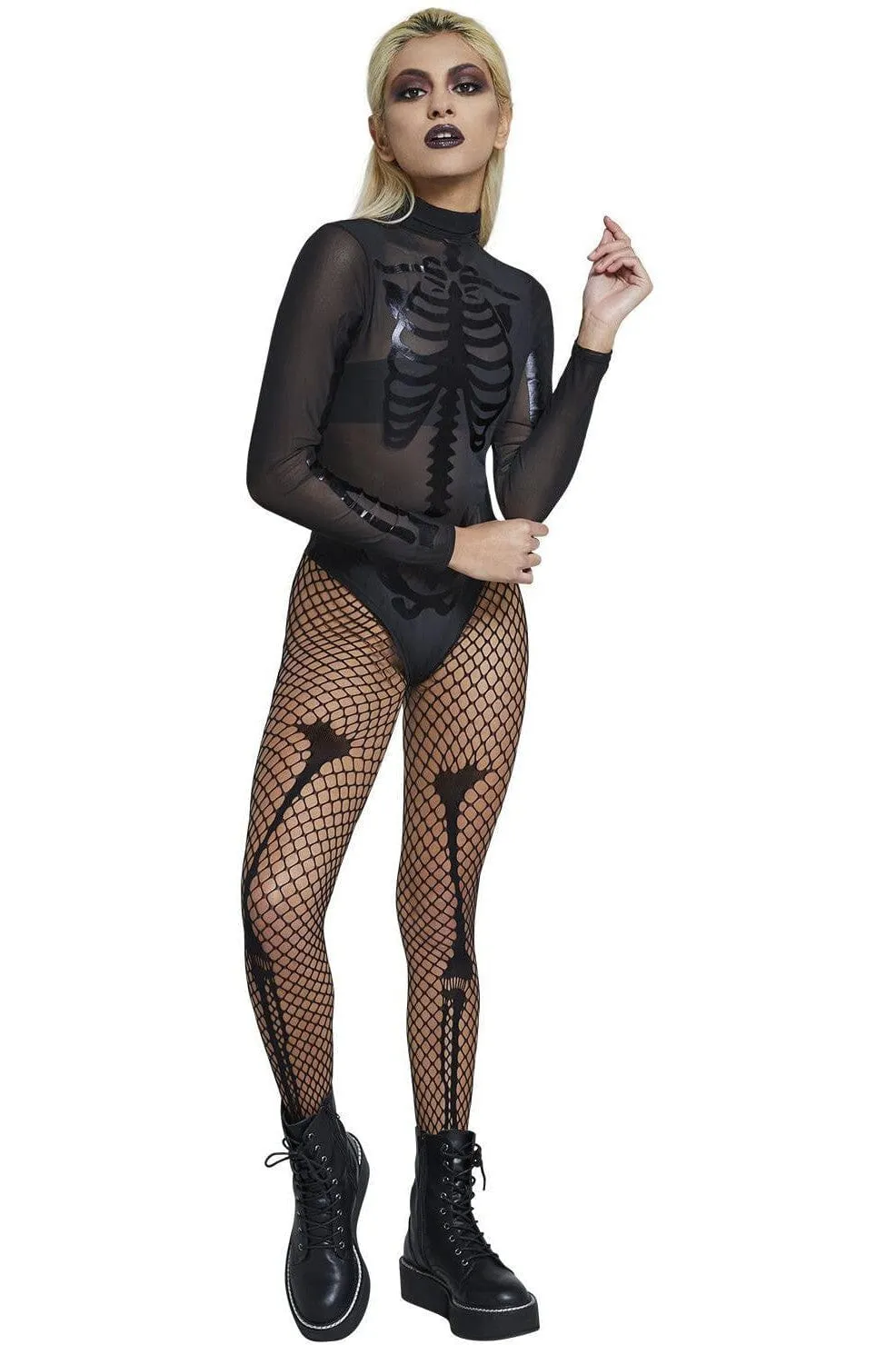 Fever Sheer Skeleton Bodysuit