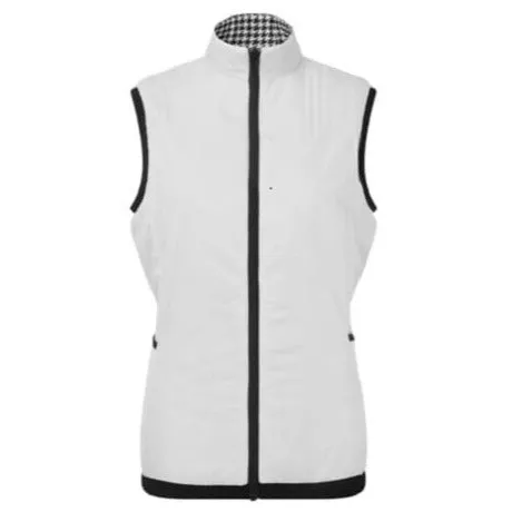 FOOTJOY VESTE REVERSIBLE BLANC NOIR