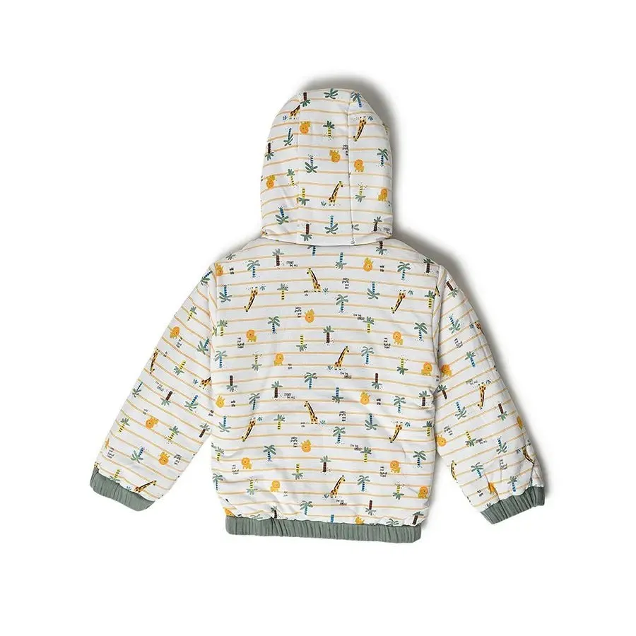 Frosty'z Woven - 2L Muslin Reversible Hooded Jacket