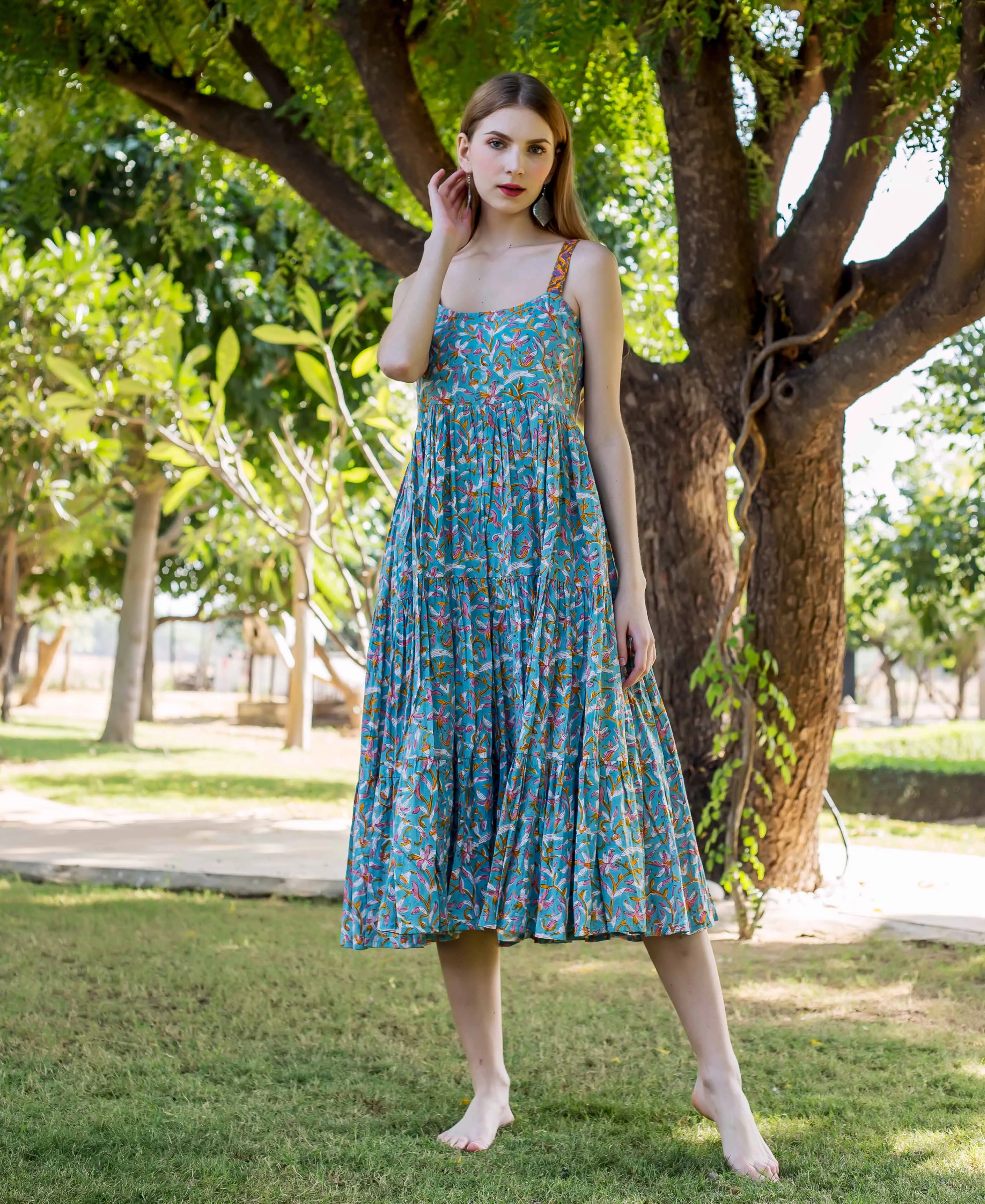 Gloria Printed Dress