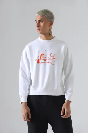 GRAPHIC OVERSIZED SWEATSHIRT