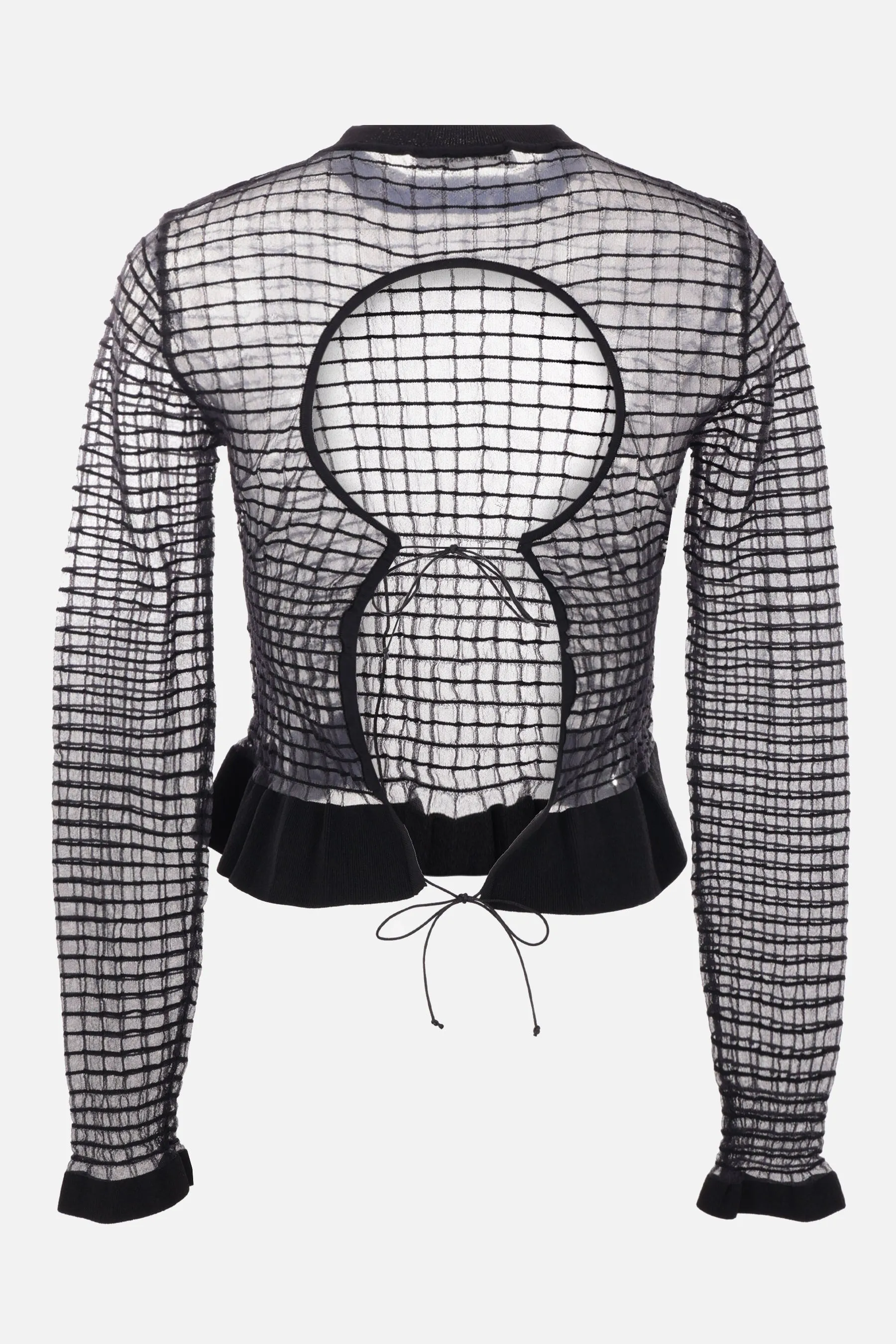 Gro top in matisse sheer grid