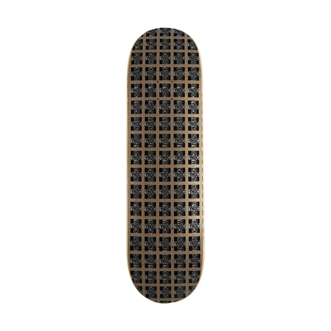 Hockey Plaid Deck Gold 9"