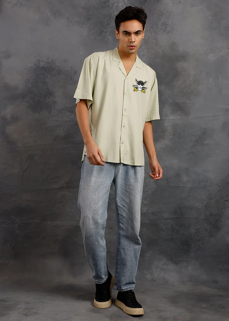 Hunter Zoro Mens Fluidic Oversized Shirt