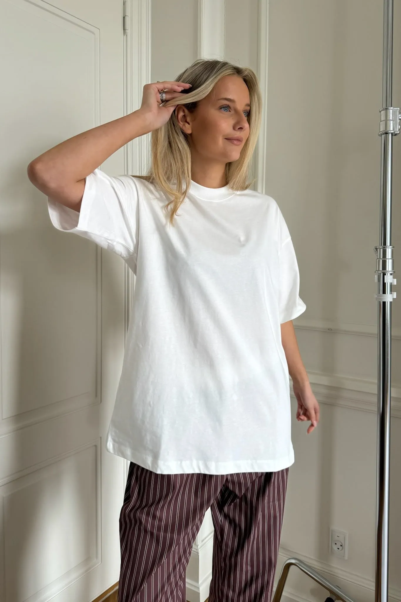 JXValeria Oversized Tshirt - Hvid