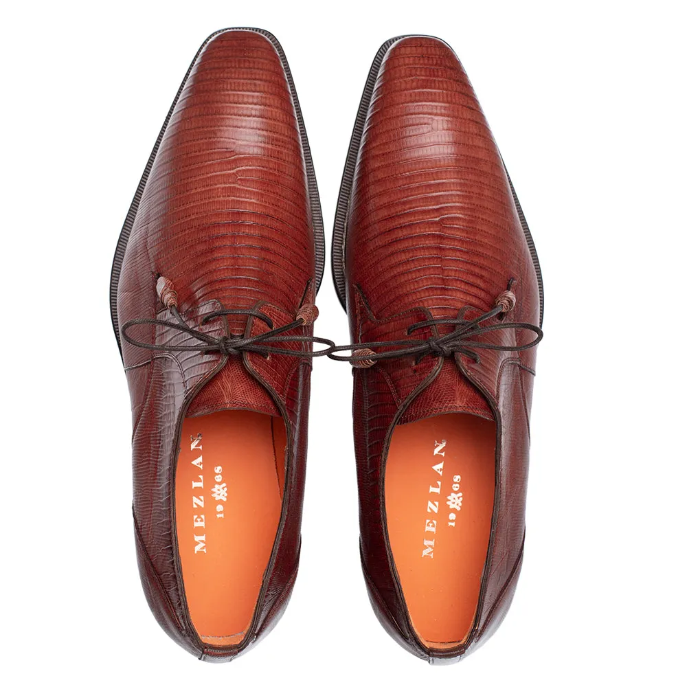 Lizard Plain Toe Derby