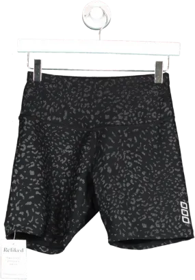 Lorna Jane Black Patterned Gym Shorts UK S