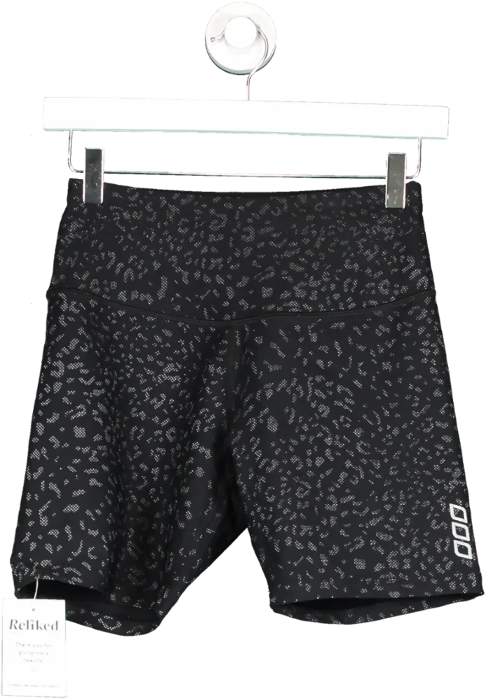 Lorna Jane Black Patterned Gym Shorts UK S