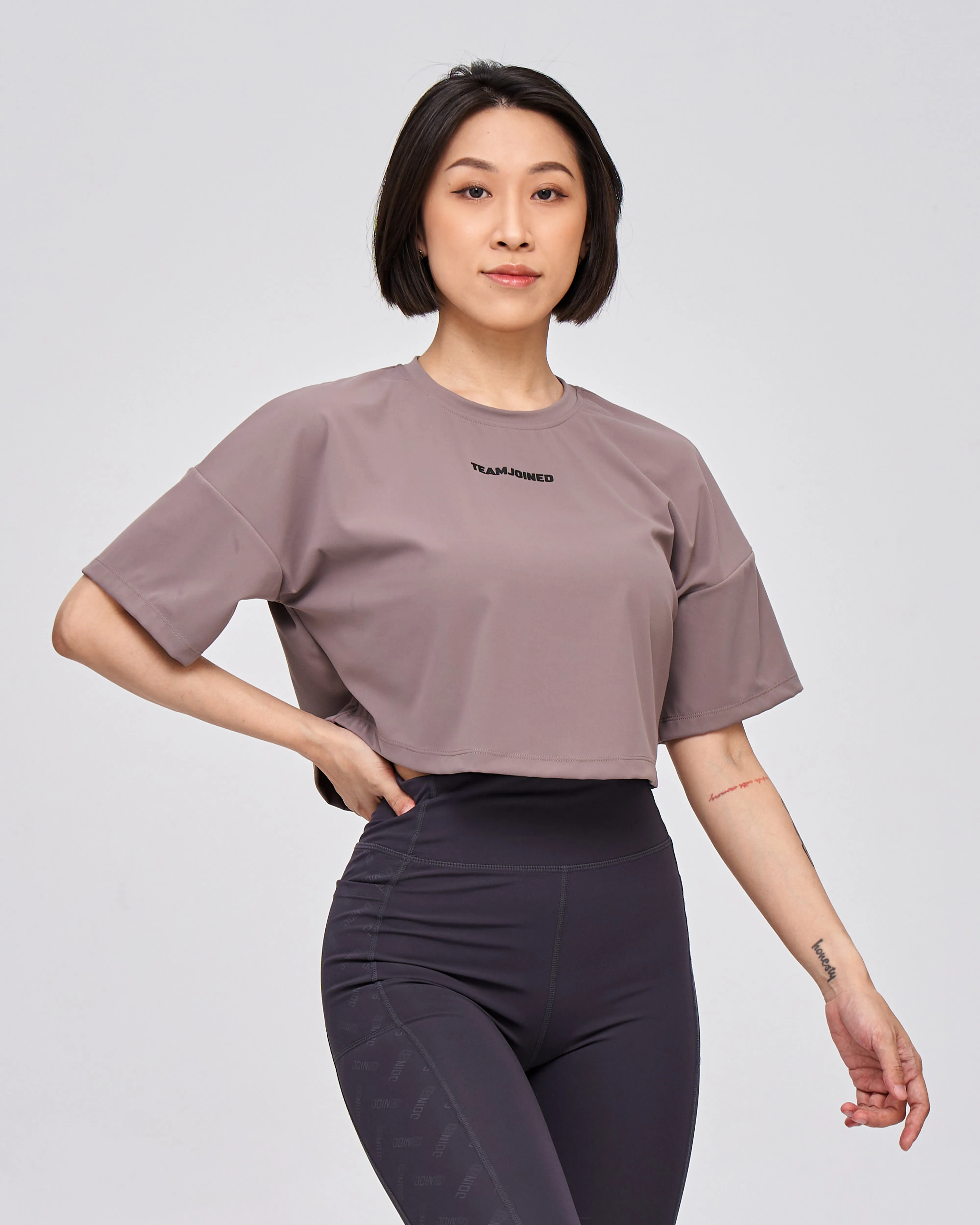 Luxe Oversized Crop Top