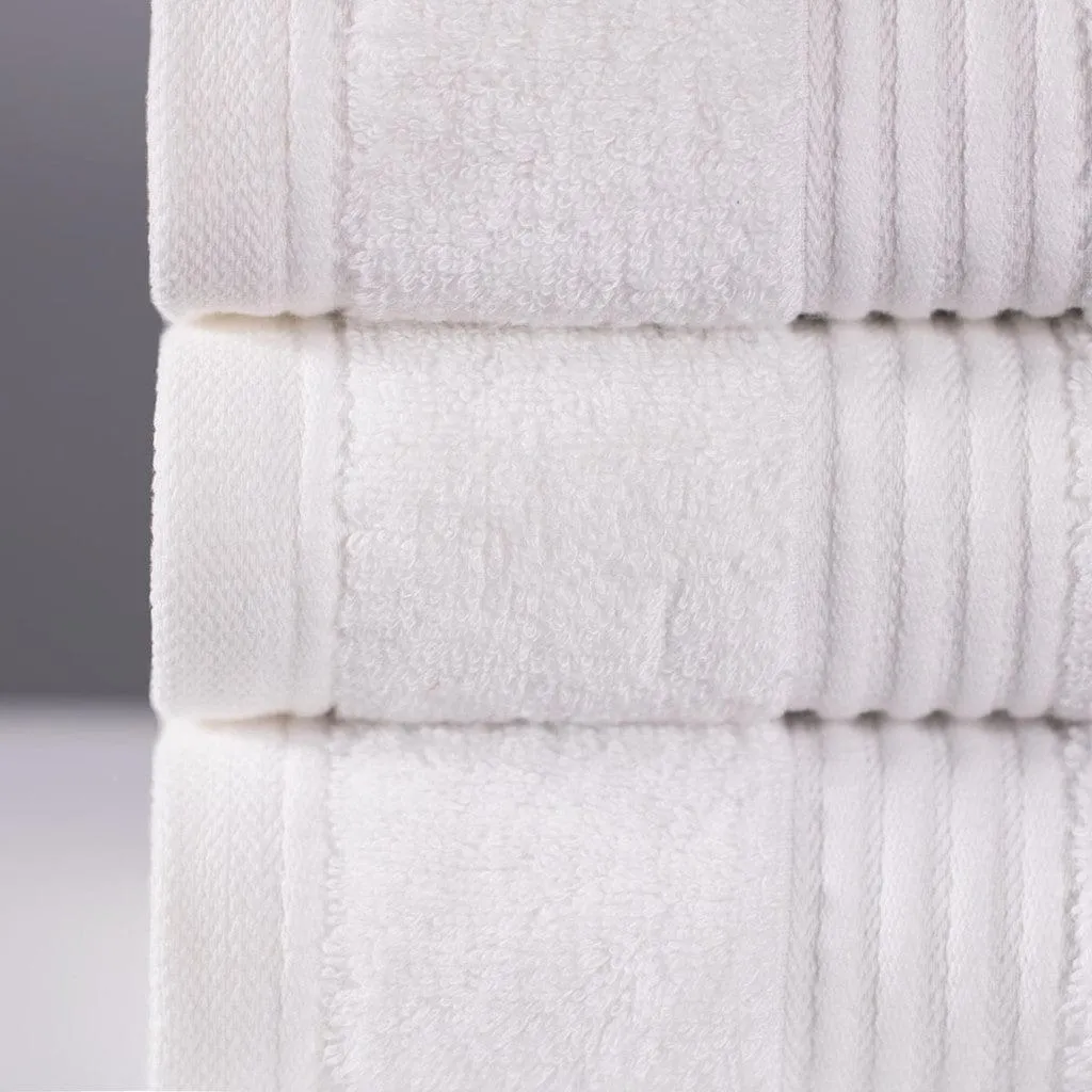 Luxury Bamboo Towel Set | White