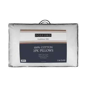 Luxury Cotton Pillow 2 Pack