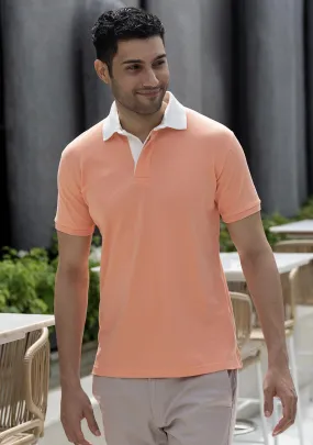 Luxury Polo in Peach Amber