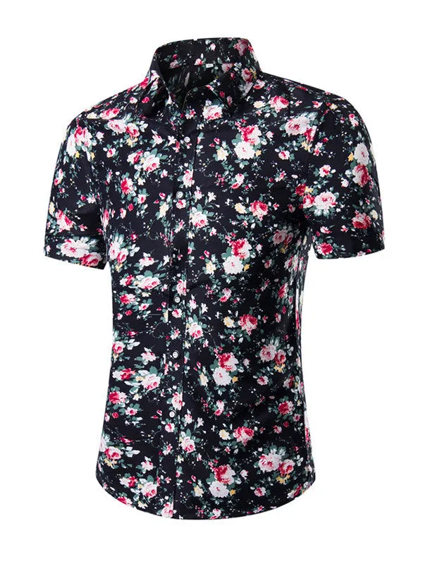 Men's Short Sleeve Printed Shirt