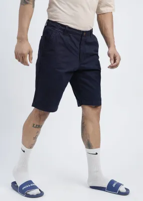 Mens Twill Shorts - Classic Navy