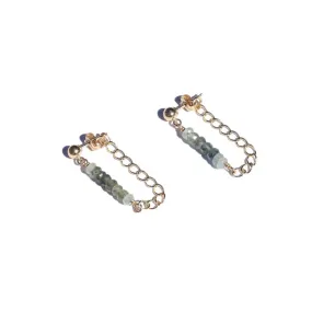 Moss Aquamarine Luxury Earrings