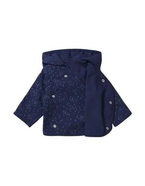 Noppies Reversible Jacket - Navy Iris Organic Cotton