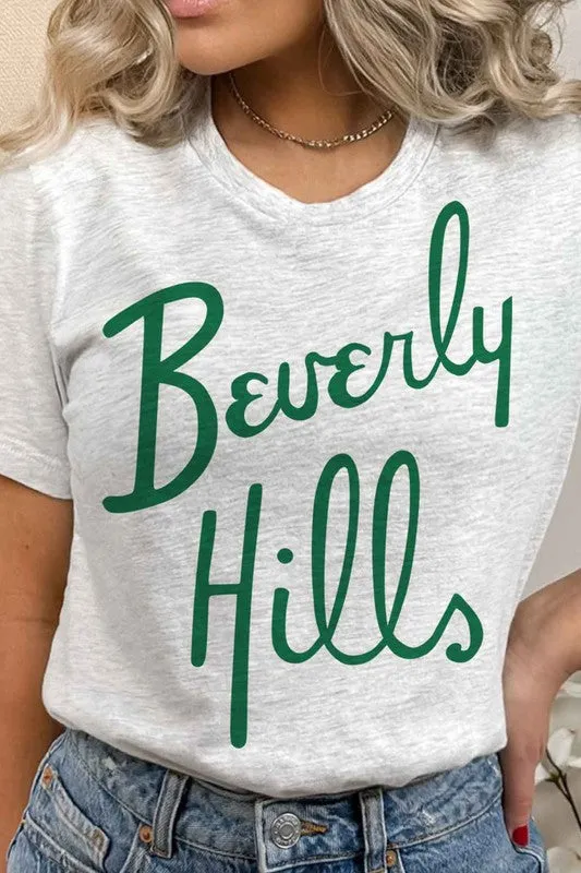 OVERSIZED BEVERLY HILLS GRAPHIC TEE