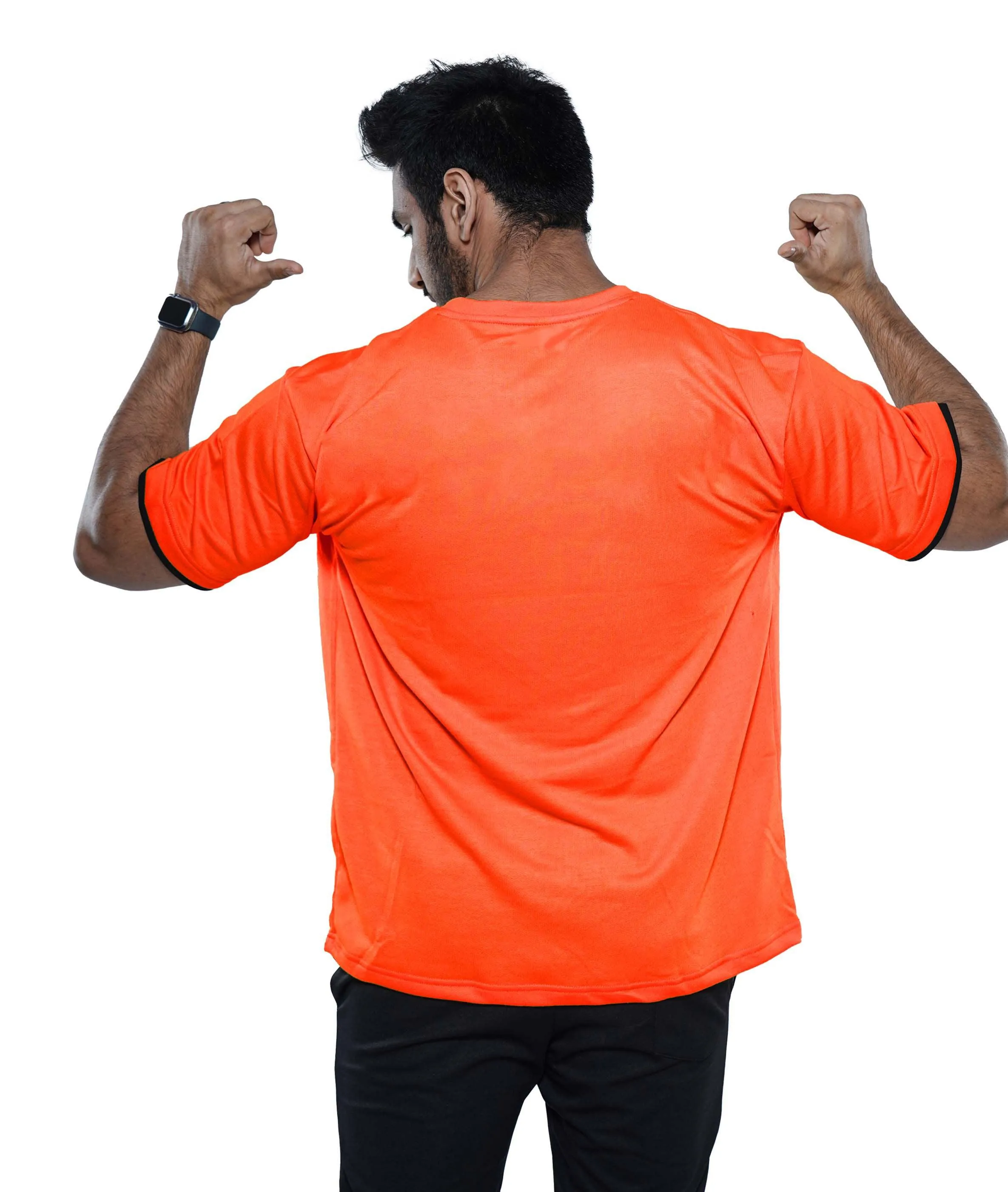 Oversized GymX Tee: Neon Orange