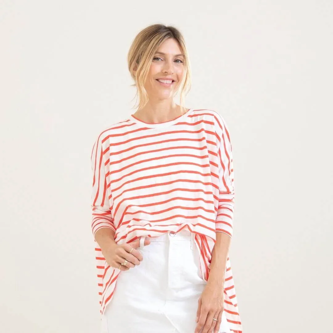 Oversized Striped Tee