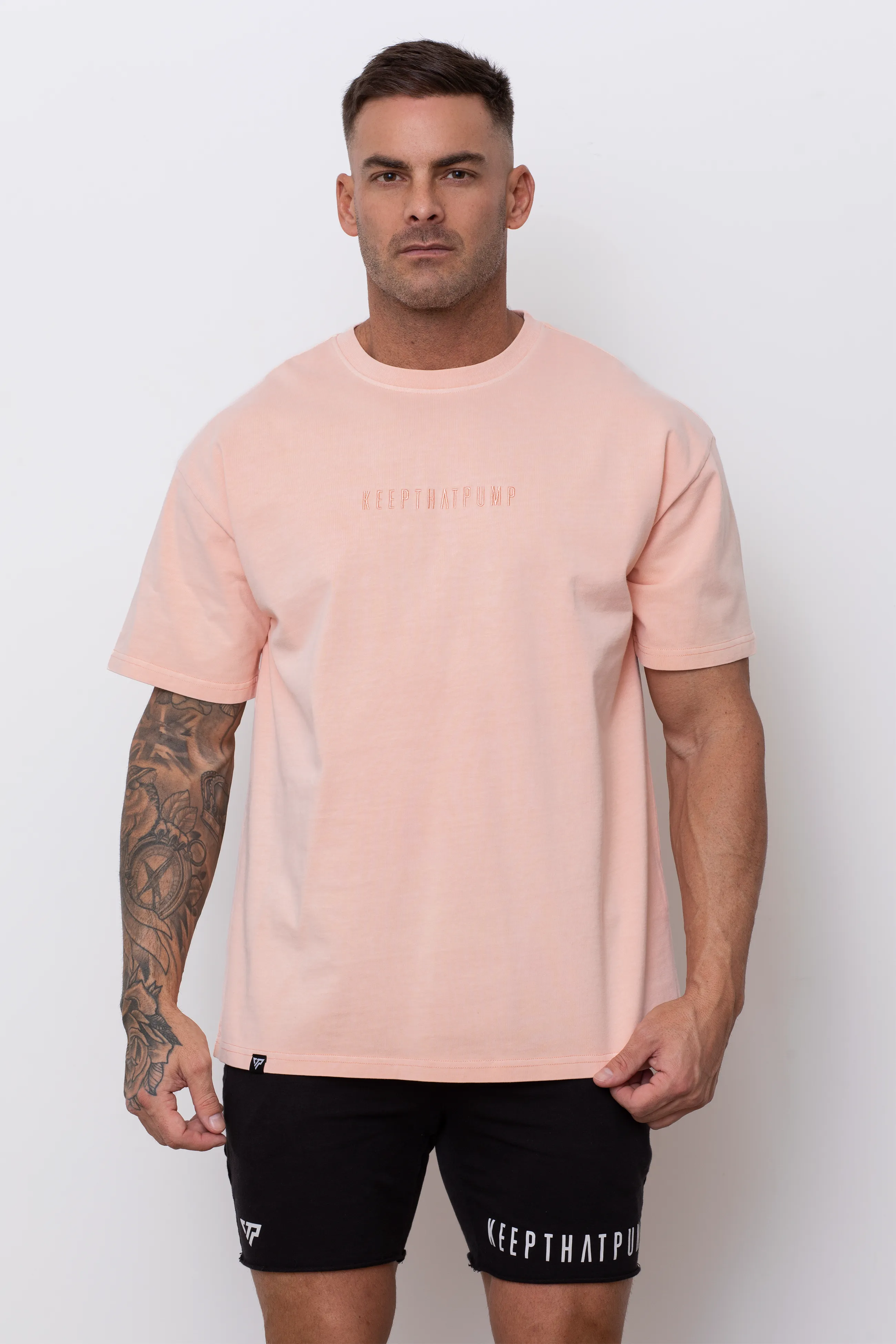 OVERSIZED TEE - SALMON