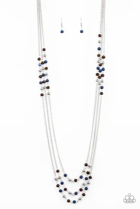 Paparazzi Seasonal Sensation - Blue Multi Necklace