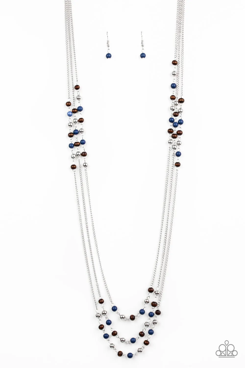 Paparazzi Seasonal Sensation - Blue Multi Necklace